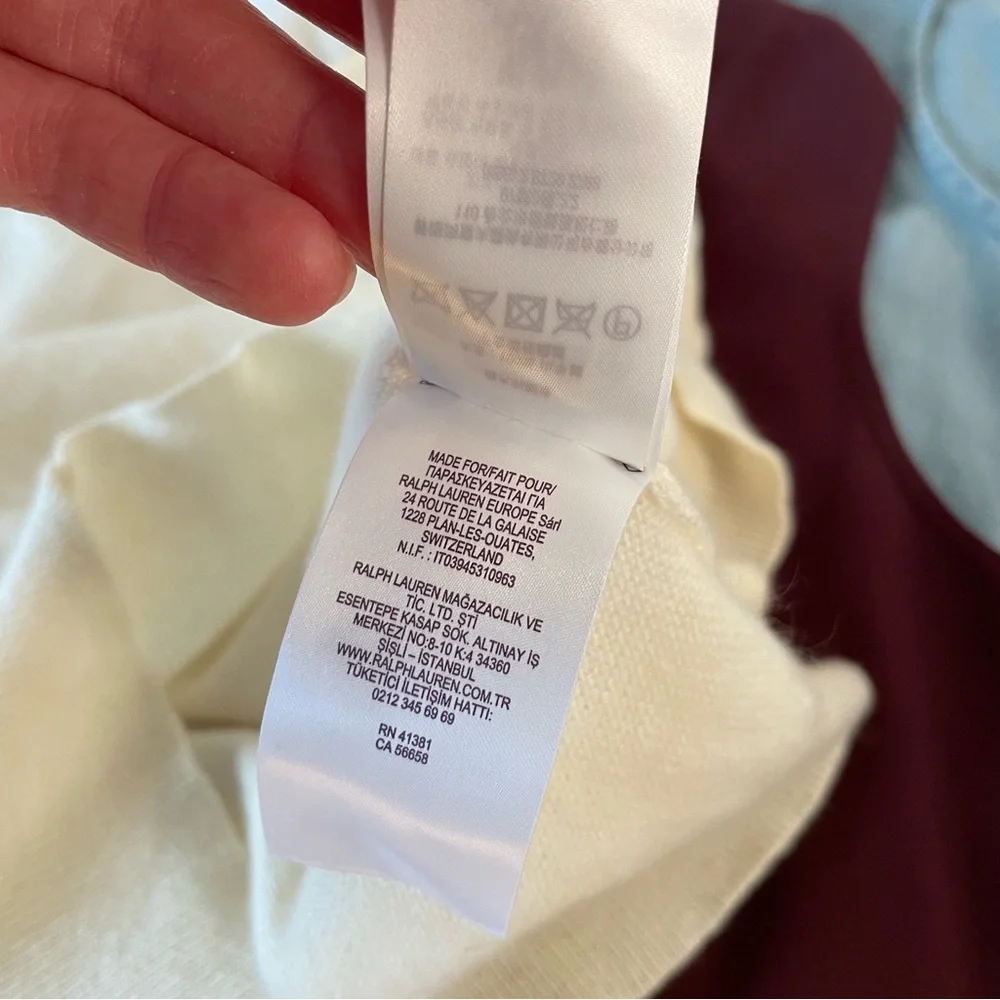 Ralph Lauren Top Sleeveless Tank Cashmere Luxury Purple Label Cream Ivory Small - Picture 9 of 12